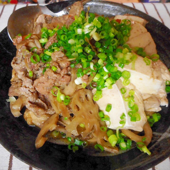 レンコンとマイタケの肉豆腐 レシピ 作り方 By Mococo05 楽天レシピ レンコンとマイタケの肉豆腐 レシピ 作り方 By Mococo05 楽天レシピ